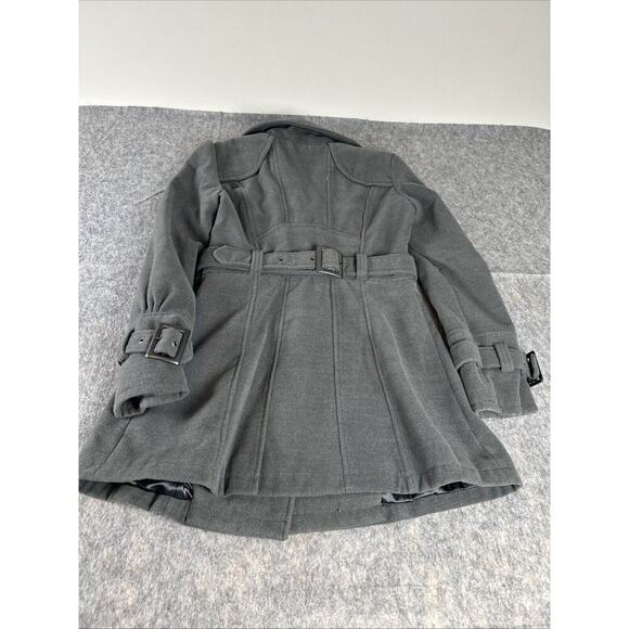 Worthington Coat Sz Small Women's Classic‎ Pea Coat Jacket Gray - Picture 10 of 15